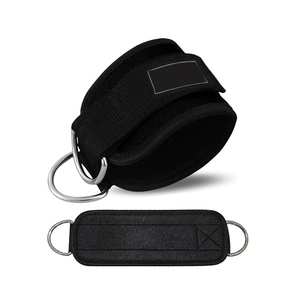 Best Selling FAWKES SPORTS Leather Non-Skid Breathable Durable Ankle Straps Buckle Closure for <b>Leg</b> <b>Exercise</b> Gym Equipment - Product Image 1