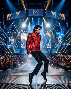 Michael Jackson Red <b>Leather</b> <b>Jacket</b> Thriller Biker Streetwear Eco-Friendly Windproof Handmade <b>Retro</b> Pop Costume - Product Image 6