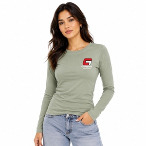 Custom Design <b>Women</b> <b>Long</b> Sleeve <b>T</b>-<b>Shirt</b> Premium Cotton Full Sleeve Fashion Wear with OEM Size Private Label Wholesale Supplier - Product Image 1