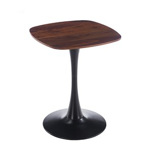 bedside <b>table</b> metal frame wood top <b>sofa</b> side <b>table</b> metal wood small end <b>table</b> wood and metal Iron & Sol - Product Image 1