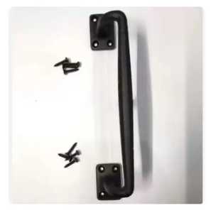 Modern Matte Black Door <b>Handle</b> Set Minimalist Zinc Alloy Interior Door Lever Sleek Square Backplate Home Hardware <b>Handle</b> - Product Image 4