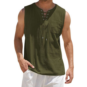เสื้อกล้ามผู้ชายสั่งทำขายส่ง วัสดุคุณภาพสูง ปรับได้ สไตล์สตรีท  รับสกรีนโลโก้และปรับขนาดได้ - Product Image 2