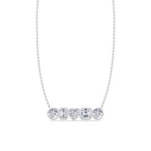 Colgantes de Diamantes Cultivados en Laboratorio para Mujer, Diseño Único, Corte Mixto, Oro Sólido de 14K, Certificación IGI, Personalización OEM/ODM Disponible - Product Image 5