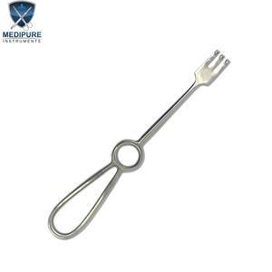 Retractor Volkmann de Acero Inoxidable Alemán, Tipo Rastrillo, Múltiples Puntas (Tres), para Mobilización de Tejidos, Instrumentos Quirúrgicos - Product Image 5