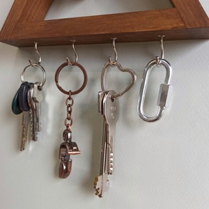 Wooden Mountain Design Key Holder <b>Wall</b> Hanging <b>Hook</b> <b>Rack</b> Perfect For Entryway Key Storage And Nature Theme Decor From India - Product Image 5