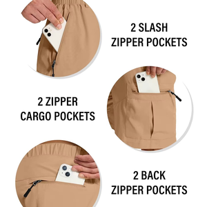 Pantalones Cortos de Senderismo para Hombre, Más Vendidos, Transpirables, de Secado Rápido, Proveedor al por Mayor OEM ODM - Product Image 4