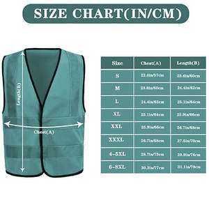 Chaleco de Seguridad Reflectante Impermeable ANSI Clase 1 para Hombre, Venta Caliente 2026, con Colores y Tallas Personalizadas - Product Image 4