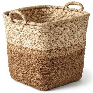 Elegante Cesta de Mimbre Hecha a Mano Diseñada para Almacenamiento Decorativo y Mejora del Interior del Hogar con Estilo - Product Image 6