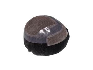 Prothèse capillaire homme en cheveux naturels, la plus vendue, avec dentelle frontale, ondulations naturelles/ondulations aquatiques/lisses crépus, patchs souples, cheveux indiens Taz Hair - Product Image 6