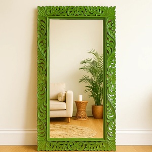 Espejo de Pie Decorativo de Lujo para Entrada, Reflejo Vertical Sofisticado con Artesanía Artística Premium - Product Image 6