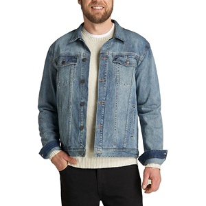 Men's Trending Customised Streetwear <b>Denim</b> <b>Jacket</b> for Winter for Outdoor Wear - Product Image 1