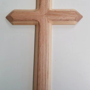 Cruz de Pared Minimalista de Madera - Product Image 1