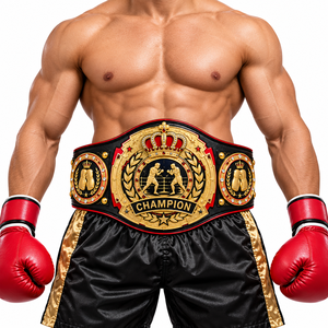 Ceinture de championnat personnalisée Velocity Strike pour la lutte, la boxe, le MMA, plaques métalliques de titre, logo personnalisé, OEM, vente en gros, diamètre 50 mm - Product Image 4