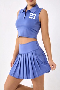 Cheap Price Customized Sportswear High Quality Tennis Uniform / Latest Model Customized Professional Women Tennis Uniforms - Product Image 5