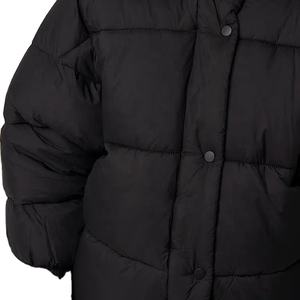 Hot Sale Custom Logo Winter Puffer <b>Jacket</b> <b>Women</b> XL Windproof Fabric Coat Zipper Closure Casual Customizable Color Print Pocket - Product Image 3