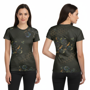 Camiseta de Yoga de Verano de Primera Calidad 100% Poliéster, Corte Ajustado, Top Deportivo para Gimnasio, Transpirable, Camiseta Deportiva Informal - Product Image 3