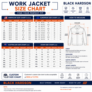 Premium Quality 300 GSM Polyester <b>Canvas</b> Leather <b>Work</b> <b>Jacket</b> Waterproof Breathable Hooded Orange Navy Panels Reflective Custom - Product Image 3