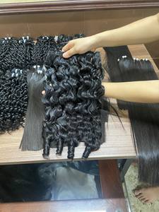 Hot <b>SALE</b> Hot Texture Cuticle Aligned Natural Hair Weft Raw Burmese Curly 8-30 Inches Unprocessed Human Hair - Product Image 5