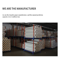 Fournisseur direct d'usine, papier de sublimation en rouleaux de 35/40/50/60/70/80/90/100 g/m², 21 cm/30 cm/42 cm/48 cm, pour impression par transfert de sublimation