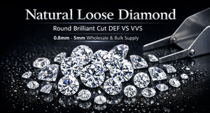 Diamantes Blancos Naturales Sueltos, Corte Brillante Redondo, Color D, Claridad VS VVS, de 0.8mm-5mm, Certificados para Joyería Pulida al por Mayor - Product Image 5