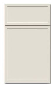 Meuble de cuisine bas ou mural en chêne massif blanc RTA, style Shaker, panneau en contreplaqué, installation facile, prêt à assembler, peinture finie - Product Image 2