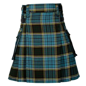 Nouveau design de kilt écossais pour hommes adultes, vêtements d'Écosse de haute qualité avec douzaine écossaise de style écossais, fabriqué à la main par des artisans pakistanais - Product Image 3