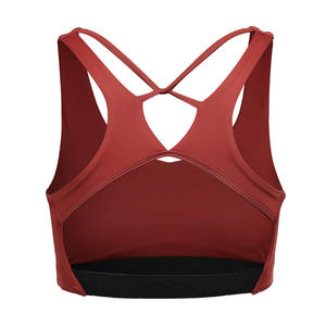 Purple <b>Blue</b> Breathable High Support Spandex/Polyester Sports <b>Bra</b> for Women Athletic Workout Top - Product Image 6