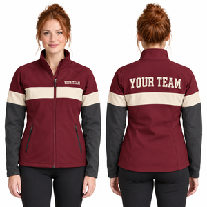 Veste Softshell Décontractée Femme Personnalisable avec Logo Brodé, Zippée Intégral, Manches Longues, pour Activités de Plein Air, Tenue d'Équipe, Vente en Gros, Vêtements de Sport d'Usine - Product Image 1