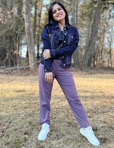 Women's <b>Cropped</b> Woven <b>Denim</b> <b>Jacket</b> Loose Vintage Blue Button Closure Casual Street Premium Quality OEM Custom Fashion Outerwear - Product Image 4