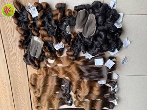 Lots de Cheveux Naturels Bruts en Gros – Extensions de Cheveux Humains Funmi Bouncy, Cheveux Vietnamiens Bruts, Tissage à la Machine - Product Image 3