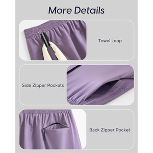 Shorts de jogging décontractés pour hommes avec logo personnalisé par sublimation, écologiques, avec logo imprimé, vente en gros de shorts en mesh pour hommes - Product Image 2