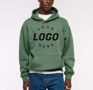 Sudadera con Capucha para Hombre, de Felpa Gruesa, 85% Algodón, 15% Poliéster, Diseño Sólido, para Invierno, Venta al Por Mayor - Product Image 6