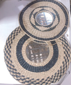 การออกแบบใหม่ล่าสุด2021หญ้าทะเลผนังกระจกสไตล์แอฟริกันสำหรับตกแต่งบ้าน - Product Image 6