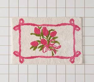 Alfombra de Baño de Algodón 100% con Mechones, Suave y Absorbente, Alfombra de Baño de Lujo Antideslizante - Product Image 3