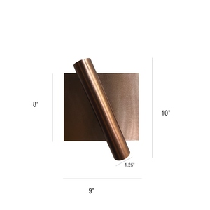 Applique murale intérieure moderne minimaliste en cuivre avec éclairage LED, idéale pour les tableaux, les miroirs, les galeries et la décoration artistique. - Product Image 2