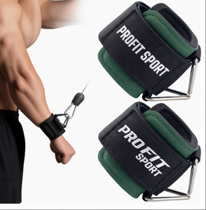 Sangles de poignet robustes à anneau en D, réglables, pour l'entraînement musculaire et les exercices de gym - Product Image 3