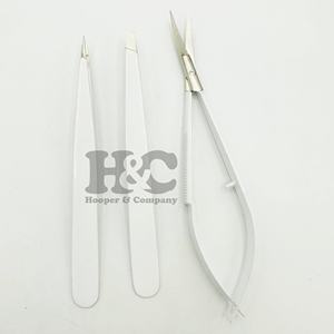 Kit Profesional de Lujo de 3 Piezas para Recortar Cejas, con Punta Inclinada, de Acero Inoxidable Ecológico, Incluye Tijeras, Peine y Pinzas - Product Image 3