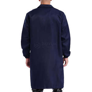 Bata de laboratorio, ropa de protección médica, tela duradera de longitud larga para uso profesional en laboratorios, hospitales y clínicas - Product Image 3