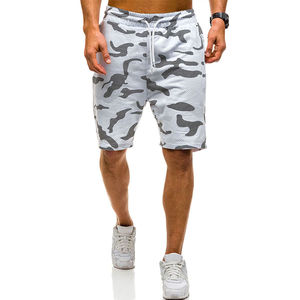 Shorts de sport pour hommes avec logo personnalisé, en coton, coupe ample, taille élastique, style décontracté, tendance été, avec OEM - Product Image 1