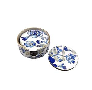 Posavasos de diseño elegante con tablero de MDF, impresión de adhesivo esmaltado, juego de 4 posavasos para bebidas, posavasos para té a precio de fábrica al por mayor. - Product Image 2