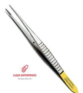 Pinzas Horton Adson Delicadas 1x2 Dientes, Instrumento Quirúrgico de Carburo de Tungsteno, Pinzas Médicas de Precisión de Acero Inoxidable - Product Image 4