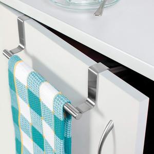 Support à serviettes moderne en acier inoxydable avec fixation par perçage pour décorer votre salle de bain, polyvalent, idéal comme cadeau ou pour le rangement de vaisselle dans la salle de bain - Product Image 6