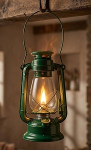 Direct Factory Supply Vintage Electric Lantern Iron Matte Black Bulb for Table Study Farm Decor Available For Sale - Product Image 6
