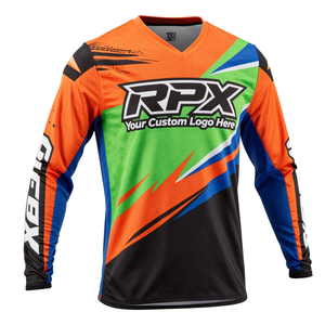Maillot de motocross RPX OEM personnalisé avec nom, numéro et logo pour équipes, vêtements de course automobile, maillot de motocross - Product Image 1