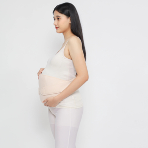 เข็มขัดพยุงครรภ์ปรับได้ นุ่ม ระบายอากาศดี ผลิตในอินโดนีเซีย สำหรับหญิงตั้งครรภ์และหลังคลอด - Product Image 1