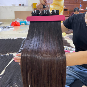 Extensiones de Pelo Liso DE UN Donante, Extensiones de Cabello Natural de Color Natural de 8 Pulgadas, Peluca de Encaje HD, Bob - Product Image 1