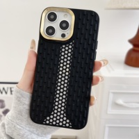 Caméra dorée galvanoplastie nouveau Design accessoires de téléphone portable coque arrière pour iPhone 12 13 14 15 16 Pro Max protecteur