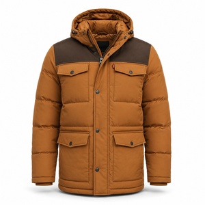 Chaqueta parka impermeable personalizada para hombre y mujer, OEM ODM, con capucha, aislada, para exteriores, fabricante mayorista - Product Image 1
