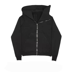 Nouveauté : meilleure collection de sweats à capuche personnalisés pour hommes avec fermeture éclair diagonale, style sportif, unique, tendance urbaine, design streetwear moderne - Product Image 1