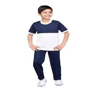Servicio OEM, Uniformes Deportivos Sublimados con Logotipo Personalizado de Alta Calidad, Conjunto de Vestir, Camisetas a Rayas para Niños, Pantalones Deportivos para Niños - Product Image 5